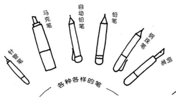 简笔画用的笔