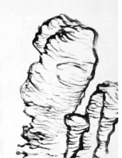 牛毛皴的画法 - 步骤03