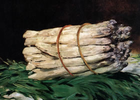 爱德华马奈油画静物作品