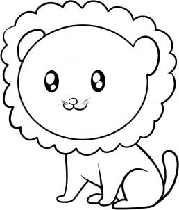 狮子简笔画，如何画狮子