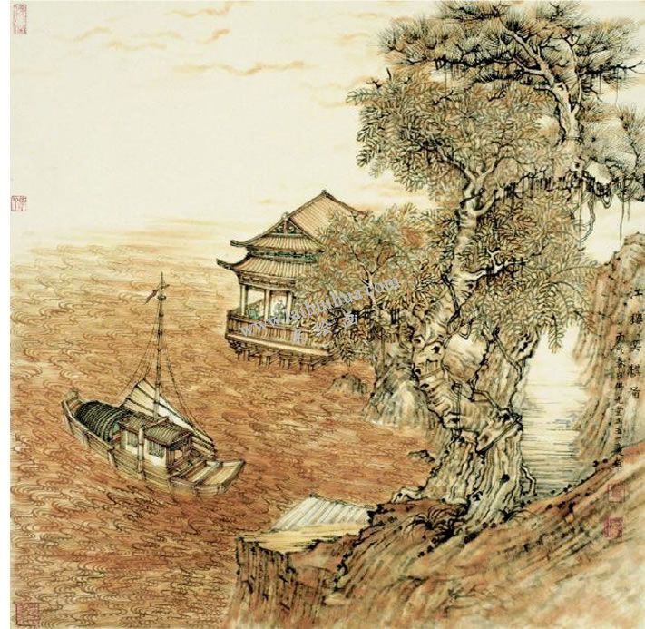 山水画的运笔 