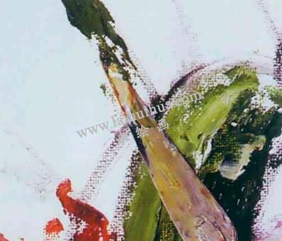 如何用油画刀画油画？步骤2