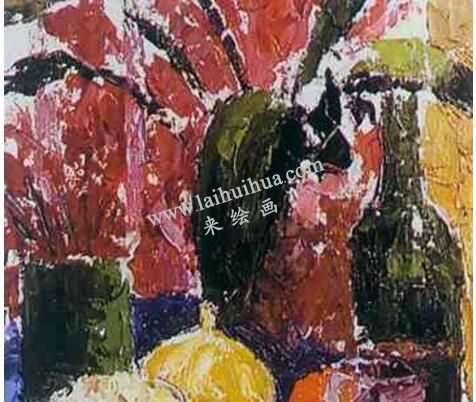 如何用油画刀画油画？步骤4