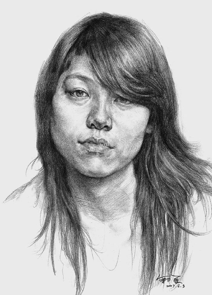 素描头像写生步骤9