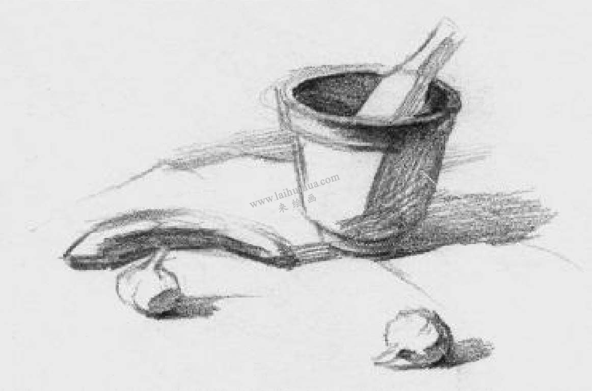 素描蒜瓣