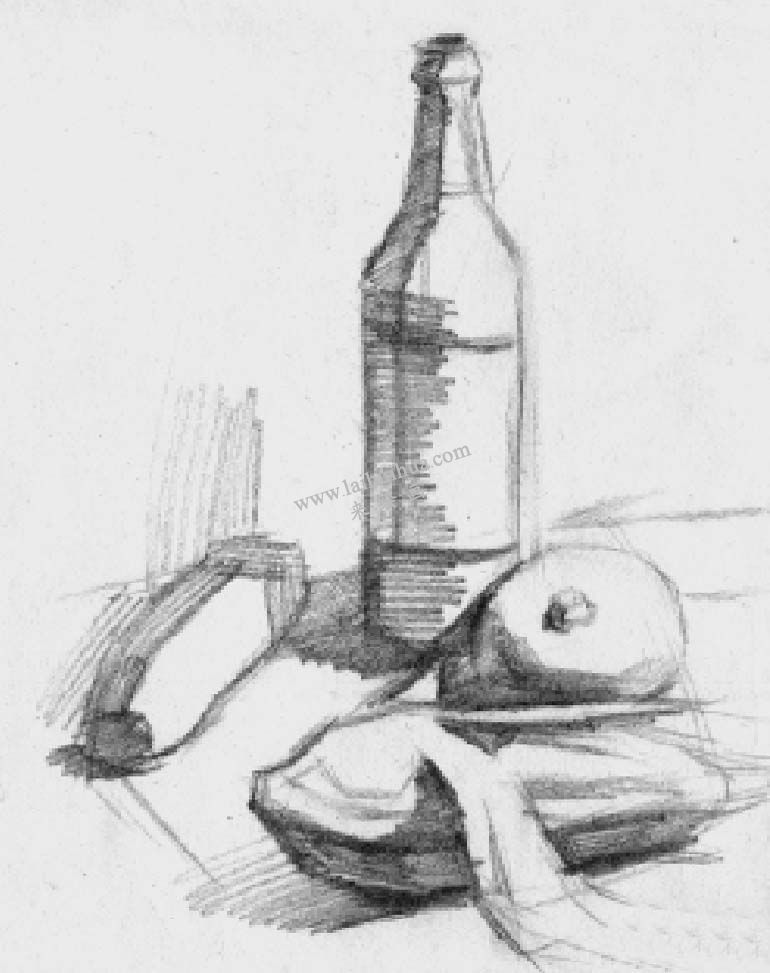 素描啤酒