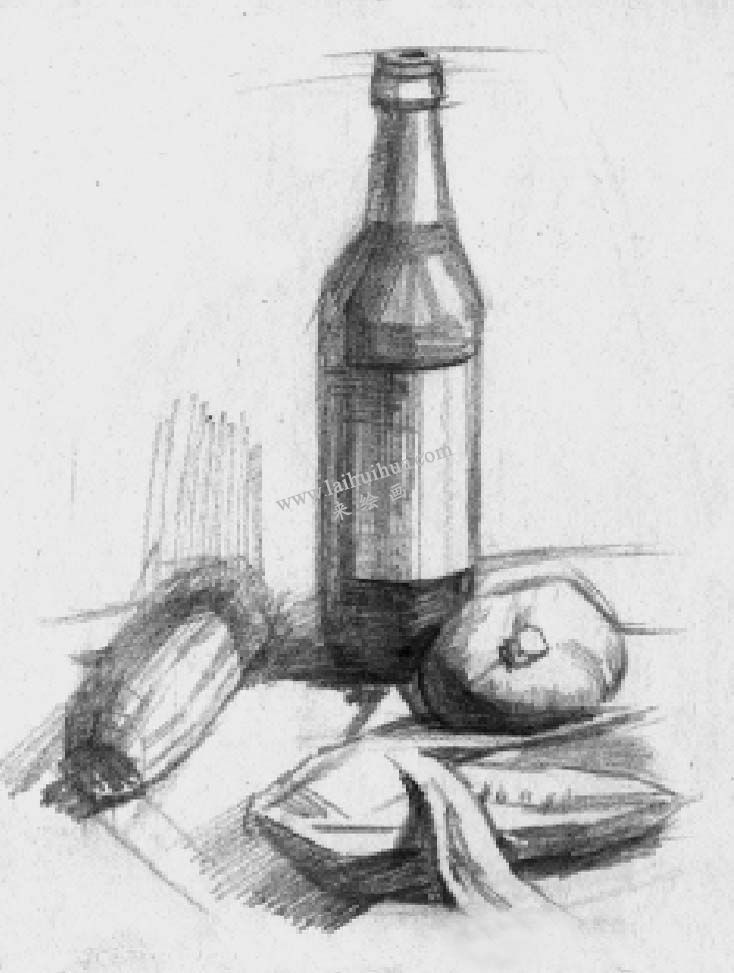 素描啤酒