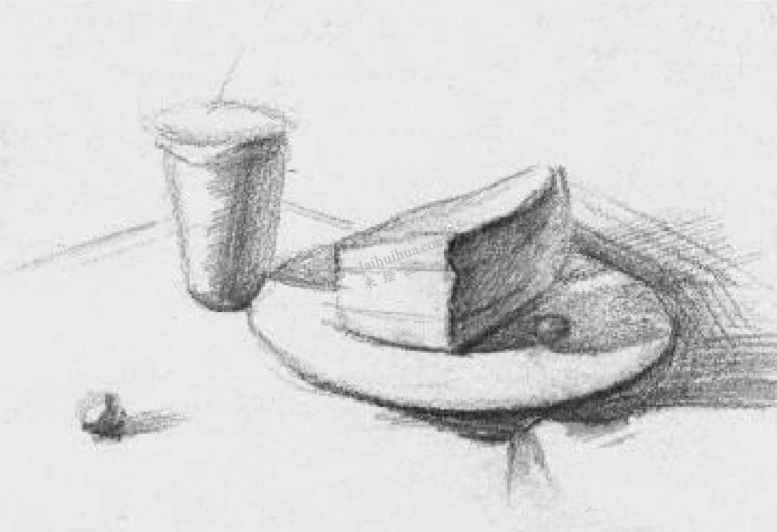 素描面包、酸奶 步骤4