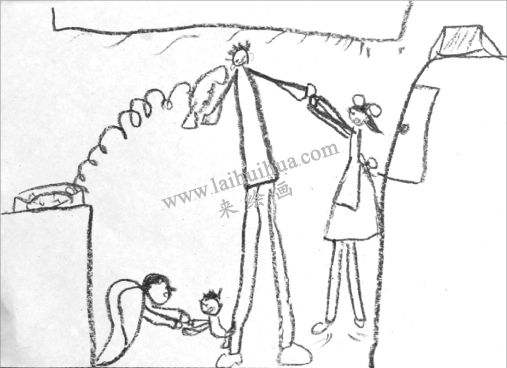 孩子你在画什么-《爸爸不要打电话》
