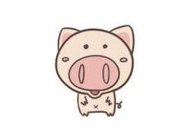 小猪的简笔画画法