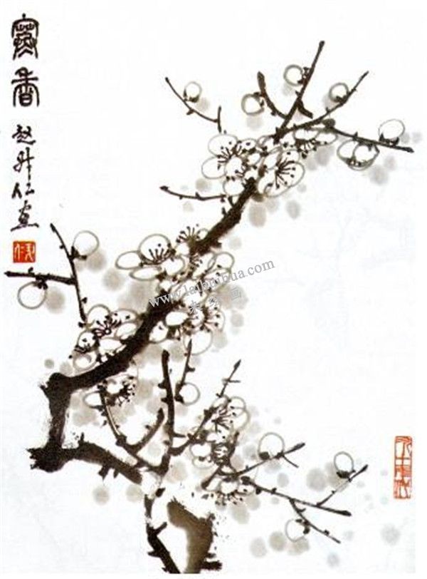 国画梅花
