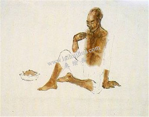 国画人物画法步骤 一
