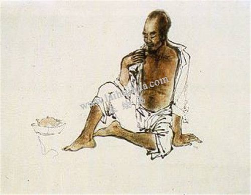 国画人物画法步骤 二