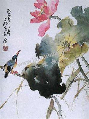 国画荷花绘画方法步骤