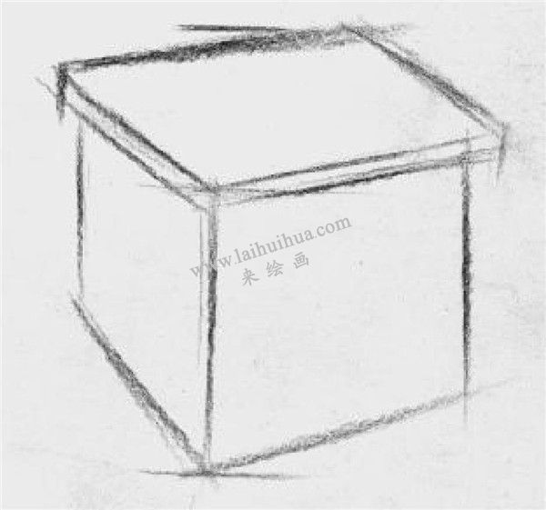 素描板凳的画法步骤 一