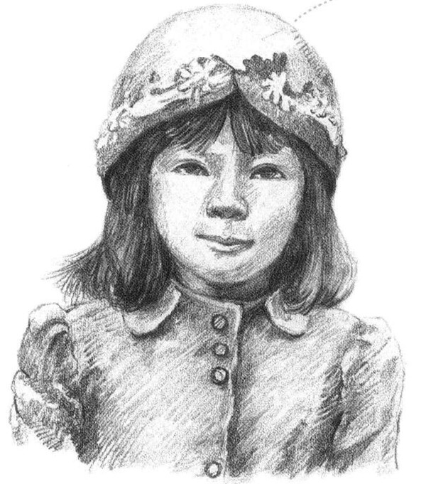 素描戴帽子的小女孩画法步骤