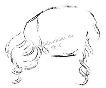 素描时尚的女孩画法步骤 一