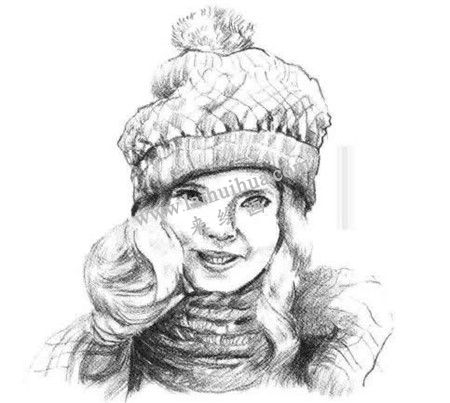 素描时尚的女孩画法步骤 八