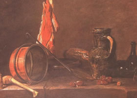 《饮食与厨房》静物油画