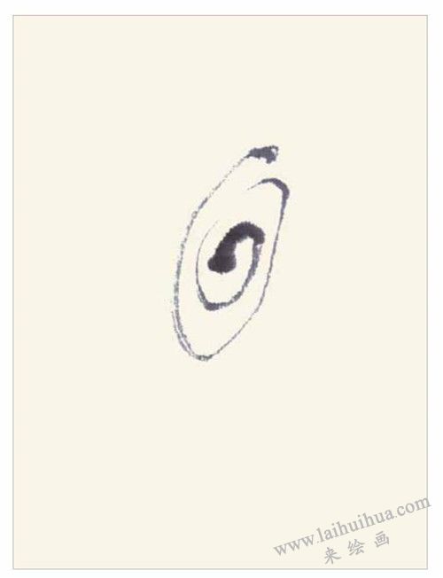 快乐向日葵的国画画法 步骤一