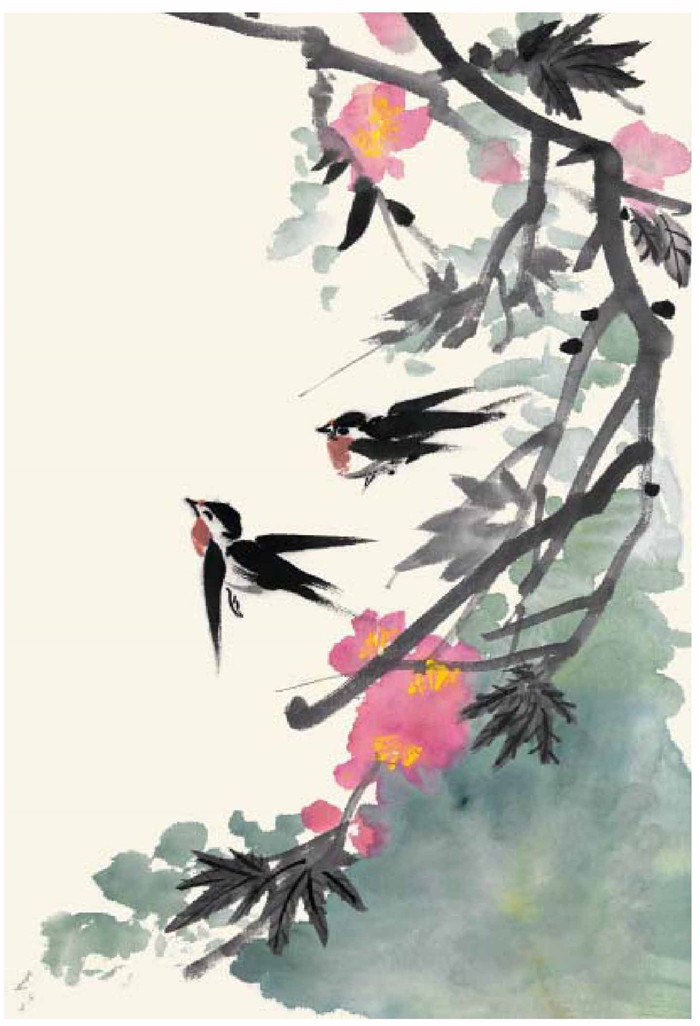 小燕子的国画画法
