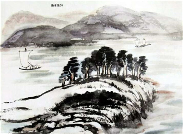 染水法画法步骤
