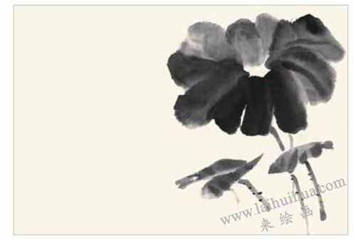 小鸭子的国画画法  步骤二