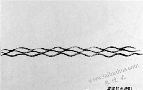 波纹的画法步骤 一