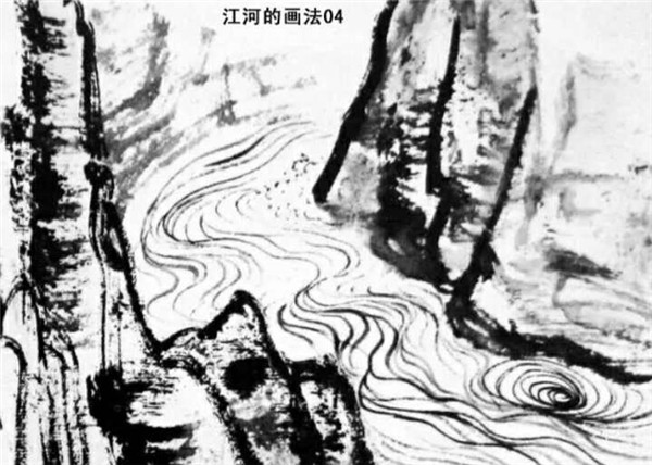 江河的画法步骤