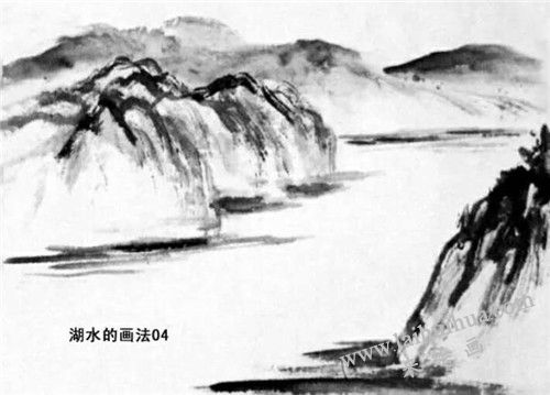 湖水的画法步骤 四