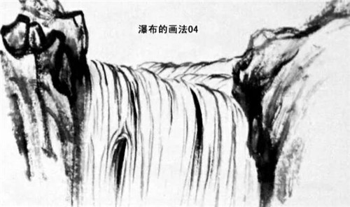 瀑布的画法步骤 四
