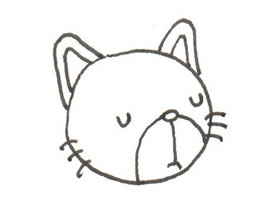 花猫卡通画