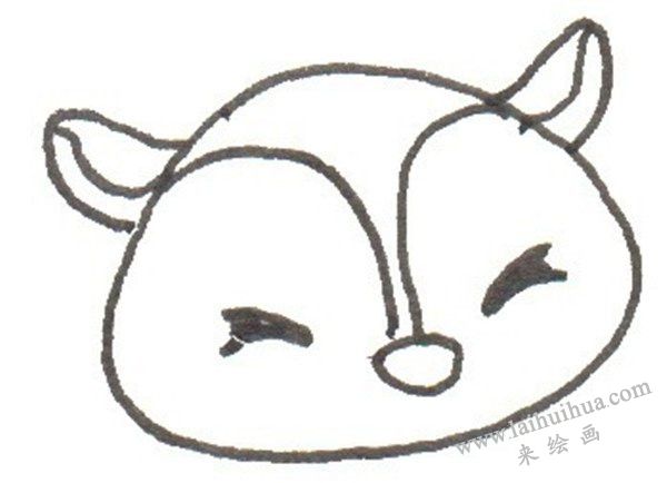 松鼠头部画法