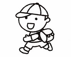 小学生的简笔画画法步骤五