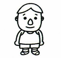 运动员简笔画画法步骤五