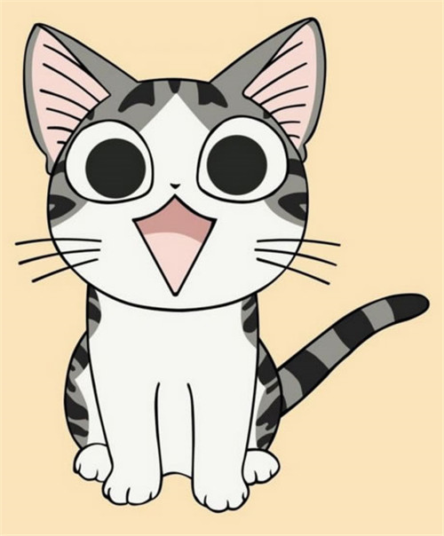 甜甜私房猫简笔画