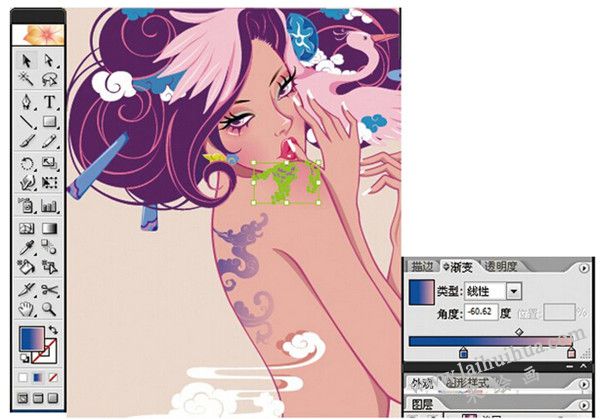 Illustrator绘制时尚插画画法步骤 十