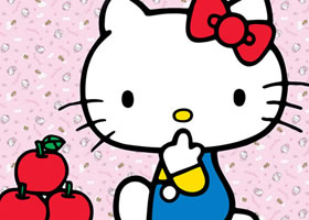 Hello Kitty简笔画