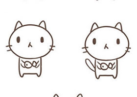 小猫咪简笔画
