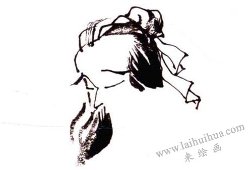 《劝学诗意图》画法步骤 01
