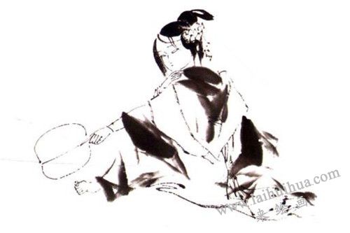 《七夕诗意》国画画法步骤 一