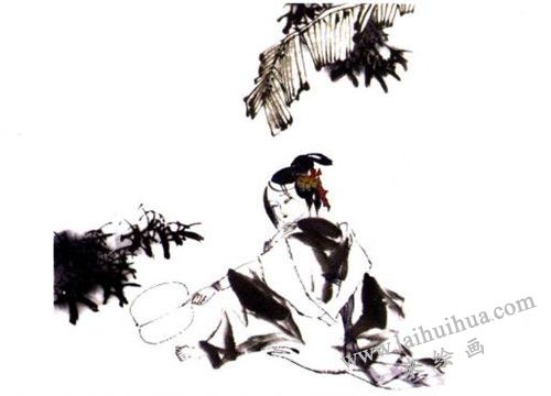《七夕诗意》国画画法步骤 四
