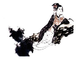 《绝代佳人》国画画法步骤