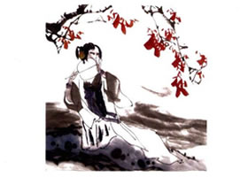 《持扇仕女图》国画画法步骤
