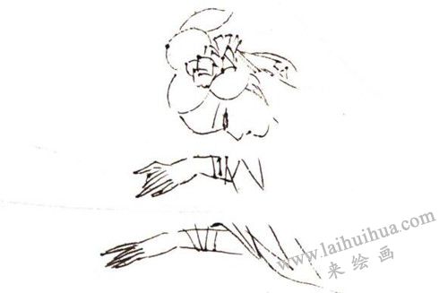 《抚琴图》国画画法步骤 一