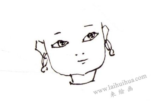 《快乐童年》国画画法步骤 一