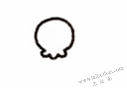 先画铃铛   铃兰简笔画画法步骤