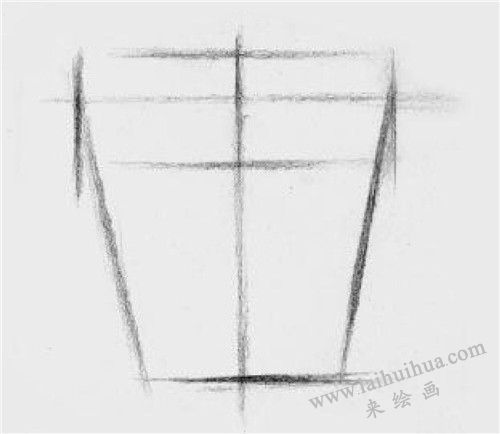 水桶素描画法步骤 一