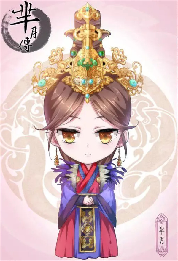 Q版芈月简笔画