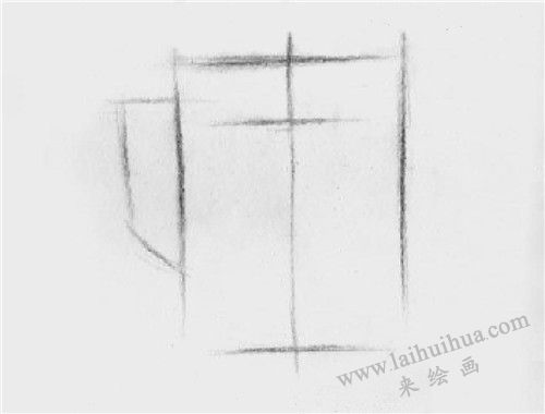 茶缸素描画法步骤 一